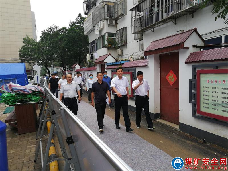 淮北市委书记张永到建安公司相山区老旧小区改造项目部调研指导工作